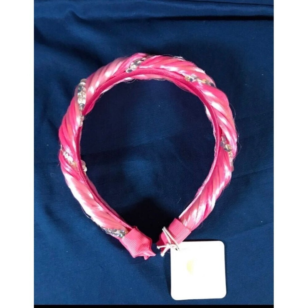 Adorable Kids Pink Braid Headband